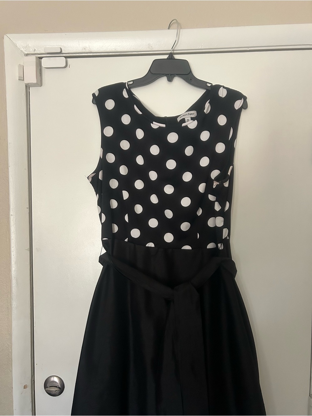 Shelby & Palmer Black and White Polka Dot Dress